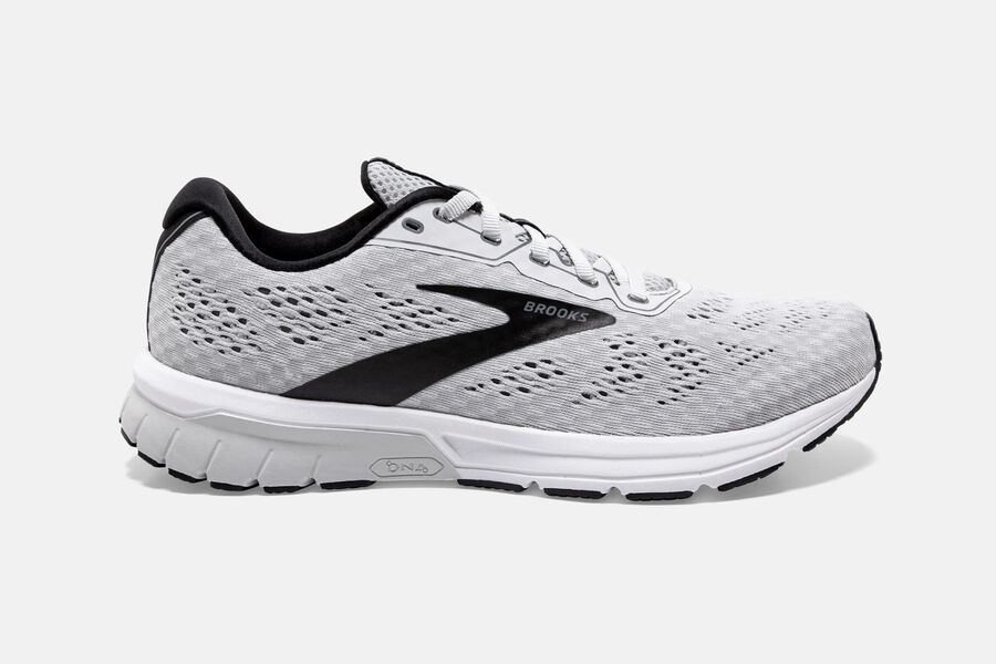 Brooks Anthem 3 Road Running Shoes Mens - White/Black - EVDBA-5396